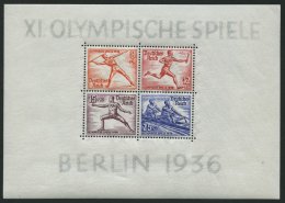 Dt. Reich Bl. 5/6 **, 1936, Blockpaar Olympische Spiele, Pracht, Mi. 260.- - Autres & Non Classés