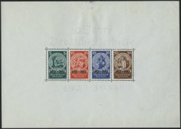 Dt. Reich Bl. 2 *, 1933, Block Nothilfe, Originalgröße, Große Defekte Stelle Im Oberrand, Marken Postfr - Used Stamps
