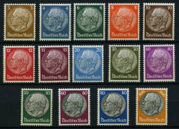 Dt. Reich 482-95 **, 1933, Hindenburg, Wz. 2, Prachtsatz, Mi. 1100.- - Oblitérés