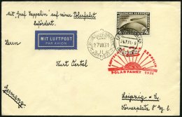 Dt. Reich 458 BRIEF, 1931, 4 RM Polarfahrt Auf Polarfahrtbrief Bis Malygin, Pracht - Gebraucht