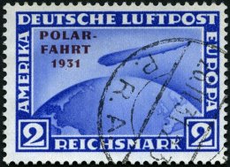 Dt. Reich 457 O, 1931, 2 RM Polarfahrt, Pracht, Mi. 260.- - Gebraucht