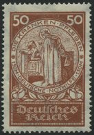 Dt. Reich 354 **, 1924, 50 Pf. Nothilfe, Pracht, Mi. 120.- - Oblitérés
