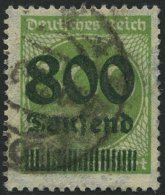 Dt. Reich 307 O, 1923, 800 Tsd. Auf 500 M. Gelblichgrün, Kleine Schürfung, Feinst, Gepr. Peschl, Mi. 2000.- - Gebraucht