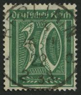 Dt. Reich 181 O, 1922, 30 Pf. Opalgrün, Wz. 2, Pracht, Fotobefund Weinbuch, Mi. 420.- - Otros & Sin Clasificación
