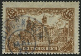 Dt. Reich 114c O, 1920, 1.50 M. Braun, Pracht, Gepr. Infla, Mi. 120.- - Used Stamps