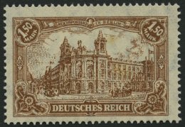 Dt. Reich 114c **, 1920, 1.50 M. Braun, Pracht, Gepr. Infla, Mi. 60.- - Autres & Non Classés