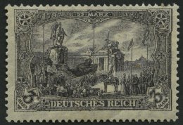 Dt. Reich 96AII **, 1919, 3 M. Kriegsdruck, Gezähnt A, Postfrisch, Links Ein Minimal Verkürzter Zahn Sonst Pra - Otros & Sin Clasificación