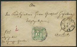 THURN Und TAXIS 14 BRIEF, 1861, 1/2 Gr. Grün, Einzelfrankatur Auf Kleinem Prachtbrief Aus Gotha, Marke Zweiseitig B - Sonstige & Ohne Zuordnung