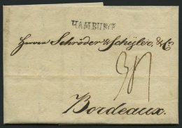 HAMBURG VORPHILA 1798, HAMBURG, L1 Auf Brief Nach Bordeaux, Pracht - Autres & Non Classés
