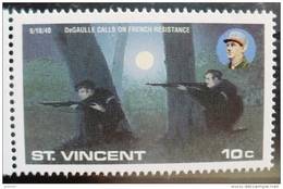 SAINT VINCENT: De GAULLE  (Yvert N° 1176) Neuf Sans Charniere ** (MNH) - De Gaulle (General)