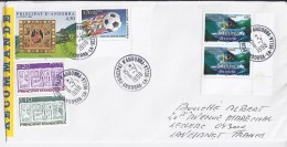 TP N°505x2 (+317/318/446/499)  SUR LETTRE RECOMMANDEE DU 6.7.98 POUR LA FRANCE - Covers & Documents