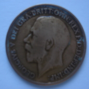 Pièces Georges 5 One Penny 1913 - Altri & Non Classificati