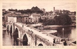 87-LIMOGE- LE PONT SAINT-MARTIAL ET LA CATHEDRALE - Limoges