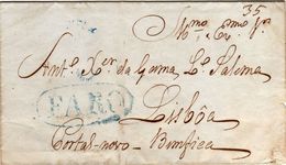 PORTUGAL 1840 PRÉ-FILATÉLICA FARO FAR3 - ...-1853 Prephilately