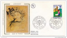 ANDORRE - Enveloppe FDC => Année De L'enfance - 1979 - FDC