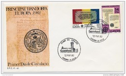 ANDORRE => Enveloppe FDC => "Europa 1982" - Andorre La Vieille - 12 Mai 1982 - Covers & Documents