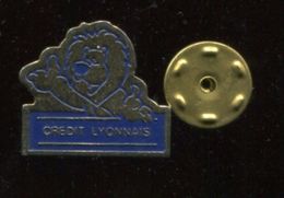 Pin's - CREDIT LYONNAIS Banque Lion - Banken