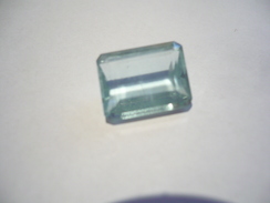 Aquamarin Edelstein - Smaragd Schliff 4,1ct (422) Preis Reduziert - Aguamarina