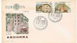 Andorra & FDC Europa CPTE, La Vieja  1978 (108) - Oblitérés