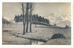 Heiligenschwendi - Blick Gegen Eiger Mönch Jungfrau          1930 - Heiligenschwendi