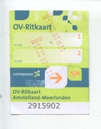 Ticket : OV-Ritkaart Amstelland-Meerlanden - Connession - Europa
