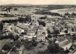 - Tarn Et Garonne  -gd Format- Ref-V118- Monclar De Quercy - Montclar De Quercy - Vue Aerienne Quartier Eglise - - Montclar De Quercy