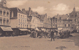 Leuven - Louvain  - Vieux Marché (animatie, Photo Bertels, 1910) - Leuven