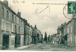 08 - Le Chesne : Rue Chanzy Et Route De Vouziers - Le Chesne