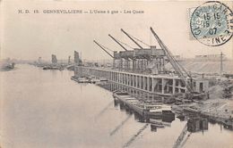 92-GENNEVILLIERS- L'USINE A GAZ , LES QUAIS - Gennevilliers