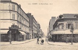 92-CLICHY- LA RUE DE PARIS - Clichy