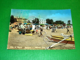 Cartolina Lido Di Fermo - Spiaggia E Albergo Lido 1966 - Ascoli Piceno