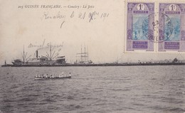 AFRIQUE,,,, GUINEE FRANCAISE,,,,CONAKRY ,,,,LA JETEE,,, VOYAGE 1916,,,,TBE - Guinée Française