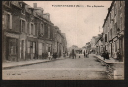 DD1646 FRANCE FOURCHAMBAULT RUE 4 SEPTEMBRE  POSTCARD - Sonstige & Ohne Zuordnung