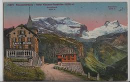 Klausenstrasse - Hotel Klausen-Passhöhe (1838 M) - Stempel Linthal - Linthal