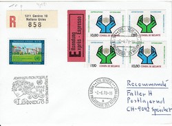 UN Genf - Einschreiben / Registered Letter (O648) - Covers & Documents