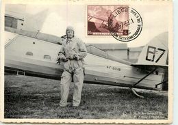 BELGIQUE LE ROI LEOPOLD III CARTE MAXIMUM SALON AERONAUTIQUE 1939 - 1934-1951