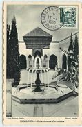 FRANCE MAROC CARTE MAXIMUM CASABLANCA DEMEURE D'UN NOTABLE 1950 - Covers & Documents