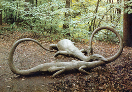 Saurierpark Kleinwelka, Germany, Ca. 1980s, Dinosaur - Tanystropheus, Nothosaurus - Bautzen