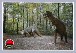 Saurierpark Kleinwelka, Germany, Ca. 1980s, Dinosaur - Scelidosaurus, Ceratosaurus - Bautzen