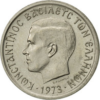 Monnaie, Grèce, Constantine II, 2 Drachmai, 1973, SUP, Copper-nickel, KM:99 - Griechenland