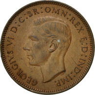 Monnaie, Grande-Bretagne, George VI, Farthing, 1944, SUP, Bronze, KM:843 - B. 1 Farthing