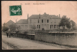 DD1684  FRANCE  ALLUY MAIRIE ET ECOLES   POSTCARD - Sonstige & Ohne Zuordnung