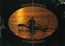 Wallis Et Futuna - Lot W17 - CPM Neuve ** - Unused Post Card - Wallis Pirogue Sunset Soleil   - N° 52 - Wallis E Futuna