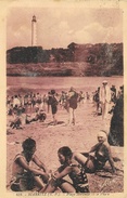 Delcampe - Biarritz - La Plage Miramar Et Le Phare - Phototypie Marcel Delboy - Carte Yobled Sépia N° 618 - Biarritz