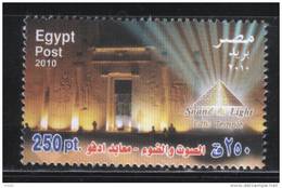 EGYPT / 2010 / SOUND & LIGHT / EDFU TEMPLE / EGYPTOLOGY / VF . - Unused Stamps