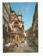 Cp, Commerces , Terasse De Café , Magasins , Allemagne , MARBURG An Der Lahn , Wettergasse , écrite - Cafés