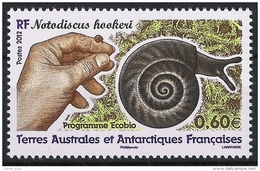 TAAF 2012 Fauna Schnecke Escargot ECOBIO Mi# 757 ** MNH - Nuevos