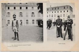 CPA Saint CYR école Militaire Militaria Non Circulé Dos Non Séparé éditeur Bourdier Versailles - Schulen