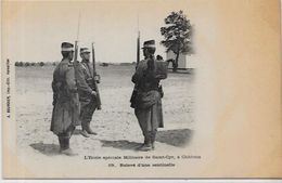 CPA Saint CYR école Militaire Militaria Non Circulé Dos Non Séparé éditeur Bourdier Versailles Châlons - Ecoles