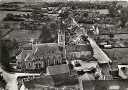 - Orne -gd Format-ref-U963- Damigni - Damigny - L Eglise - Vue  Aerienne - Edit. Lapie - N° 3 - - Damigny